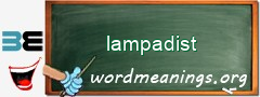 WordMeaning blackboard for lampadist